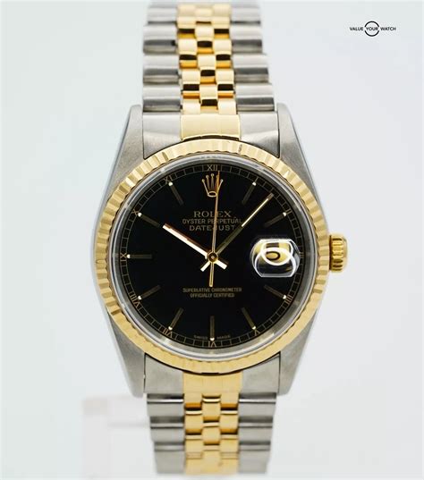 rolex datejust 16233 value|More.